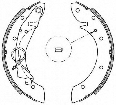 OPEN PARTS bsa216000 -  Комплект тормозных колодок